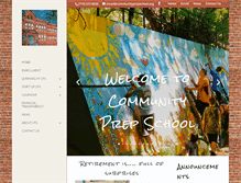 Tablet Screenshot of communityprepschool.org